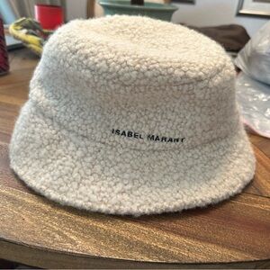 Isabel Marant Cream Bucket Hat